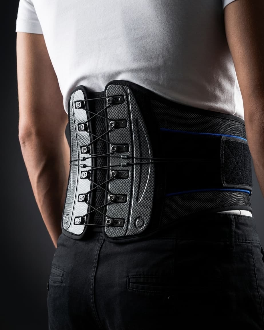 Back Brace Adjustable Easy Pull Mesh - Best Back Support Malaysia